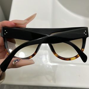 Authentic Celine Sunglasses ombré lenses. Tortoiseshell and black frames